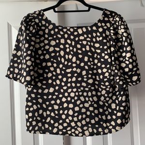 NWT LOFT Tie Back Blouse